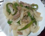 レモン塩味 簡単さっぱり肉野菜炒め作り方7写真