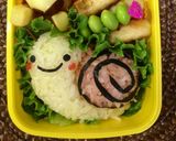 キャラ弁＊かたつむり作り方5写真