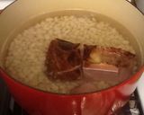 白豆とハムのスープ作り方3写真