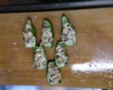 ピーマンの椎茸詰め作り方7写真