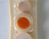 絶品 煮卵入りチキンサンド作り方4写真