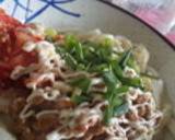 1人暮らしの簡単ランチ　納豆キムチうどん作り方8写真