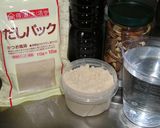 めんつゆ簡単★しょうゆ＋砂糖＋だしパック作り方1写真