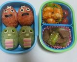 キャラ弁★☆ムックおにぎり★☆作り方8写真