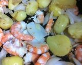 夕食は冷蔵庫にある材料で、簡単エビチリ♪作り方4写真