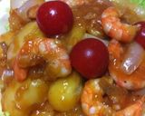 夕食は冷蔵庫にある材料で、簡単エビチリ♪作り方6写真