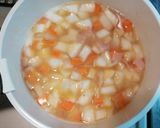 トマトジュースでミネストローネ作り方1写真
