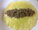 簡単節約一品＊お好み焼き風納豆オムレツ作り方3写真
