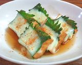 レンジで簡単＊大葉とチーズの甘辛厚揚げ作り方6写真