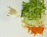 ソース色にならない野菜炒め!作り方1写真