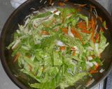 ソース色にならない野菜炒め!作り方4写真