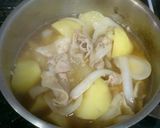 我が家の豚バラ肉じゃが作り方4写真