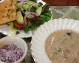 白豆とハムのスープ作り方8写真