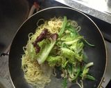 ツナとピーマンの塩焼きそば作り方3写真