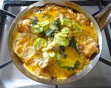 めんつゆでトロトロ卵とじ天丼☆リメイク作り方2写真