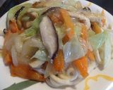 野菜たっぷり☆あんかけ焼きうどん作り方7写真