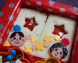 キャラ弁*織姫&彦星の七夕弁当*作り方4写真
