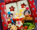 キャラ弁*織姫&彦星の七夕弁当*作り方6写真