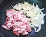 豚バラで！ゆず胡椒＆バター醤油のパスタ作り方3写真