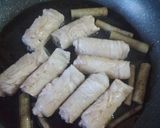 豚しゃぶ肉で八幡巻き作り方4写真