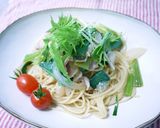 豚バラで！ゆず胡椒＆バター醤油のパスタ作り方8写真