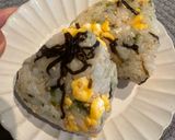 炒り卵と塩昆布のおにぎり🍙作り方4写真