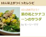 菜の花とツナコーンのサラダ作り方4写真
