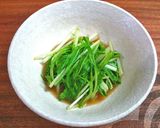 レンジで簡単＊水菜の辛子おひたし作り方6写真