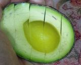 生ホタテとアボカドのバルサミコわさび醤油作り方2写真