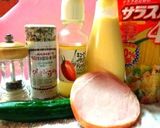 サラスパで簡単サラダ♬ハム胡瓜♬作り方1写真