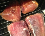 まぐろ鮪マグロ。まぐろの尾の塩焼き作り方3写真