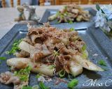 豚バラ肉と長芋の炒めもの作り方5写真