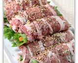 豚肉の青しそとろりんチーズ巻き作り方4写真