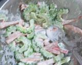 居酒屋味ゴーヤとソーセージかき揚げ天ぷら作り方3写真