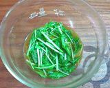 レンジで簡単＊水菜の辛子おひたし作り方5写真
