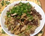 長いもホクホク塩麹入り焼きそば作り方4写真