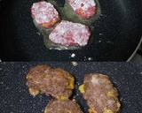 お弁当用！超簡単チーズinミニハンバーグ作り方4写真