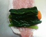 ほうれん草とニンジンの豚肉巻き作り方3写真