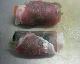 ほうれん草とニンジンの豚肉巻き作り方4写真
