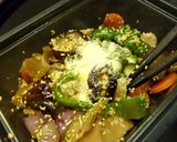 野菜と鶏ささみの搾菜ラー油和え作り方10写真