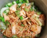夏ばてに！セロりとオクラのキムチ和え☀作り方4写真