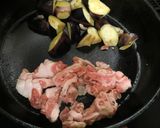 フライパン一つでなすと豚コマのごまダレ煮作り方1写真