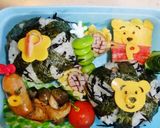 ♡たまご焼きでプーさん♡作り方5写真