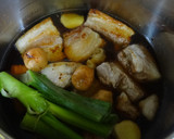 圧力鍋でとろとろ豚の角煮（梅風味）作り方2写真