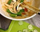 ボリュームたっぷり！辛酸っぱいサラダ作り方1写真