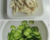 ★鶏ムネ肉水煮で★辛マヨ★サラダ★彡作り方1写真