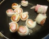 お弁当にちくわでベーコン巻き巻♪作り方5写真