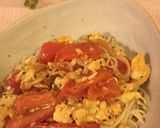 麺つゆで♪トマトと卵のそうめんチャンプル作り方6写真
