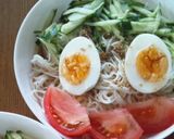 お茶目な冷麺(≧m≦)ぷっ作り方2写真