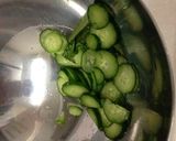 超簡単❤きゅうりとクリチのさっぱり和え作り方1写真